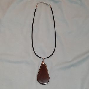 Brown Natural ALGATE Handmade necklace